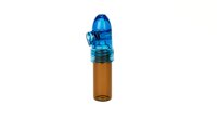 Dosierer/Portionierer Acryl - dunkle Flasche, groß - versch. Farben - L 7 cm