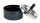 Schleuder Aschenbecher D 11 cm H 5 cm Schwarz Metallic