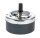Schleuder Aschenbecher D 11 cm H 5 cm Schwarz Metallic