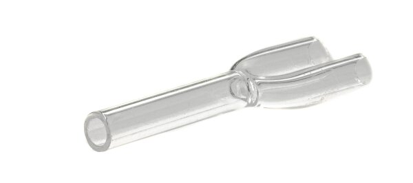 Doppel - Glas Ziehrohr, L 7 cm