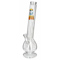 Mushroom Glasbong 14,5er - Bouncer Hangover - H 40 cm D 50 mm WS 3 mm - mit Aufdruck