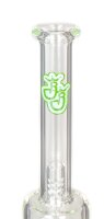 Jelly Joker Glasbong 18,8er - Scuba Green- H 30 cm D 50/25 mm WS 5 mm - Percolator - Klar/Grün