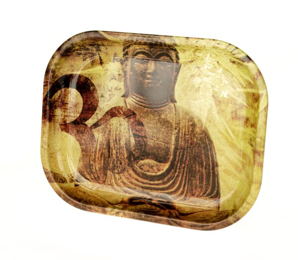 Rolling Tray "Buddha" 18x14x1 cm - Mini