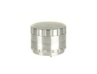 Black Leaf Pollinatorgrinder 4tlg - Propellerklingen - D 62 mm H 48 mm - Silber/Bronze