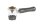 Metallpfeife Hammer "Super Heroes" mit Glaskopf L 10,5 cm - Grau