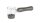 Metallpfeife Hammer "Super Heroes" mit Glaskopf L 10,5 cm - Grau