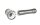 Metallpfeife Hammer "Super Heroes" mit Glaskopf L 10,5 cm - Grau