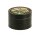 Pollinator Grinder "Rasta Hanfblatt" D 50 mm - Schwarz