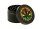 Pollinator Grinder "Rasta Hanfblatt" D 50 mm - Schwarz