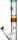Grace Glass Glasbong HAMMER - Rasta Tube - 29,2er auf 18,8er H 49 cm D 51 mm WS 5 mm