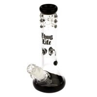 Thug Life Glasbong -29,2er auf 18,8er Black Frog - H 30 cm D 50 mm - Schwarze Farbakzente - ICE