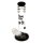 Thug Life Glasbong -29,2er auf 18,8er Black Frog - H 30 cm D 50 mm - Schwarze Farbakzente - ICE
