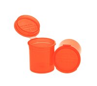 Kunststoffdose mit Pop Up Deckel - 20ml D 32 mm H 36 mm - Rot