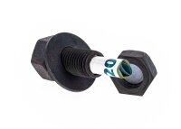 Versteck "Schraube" aus Metall H 75 mm D 37 mm