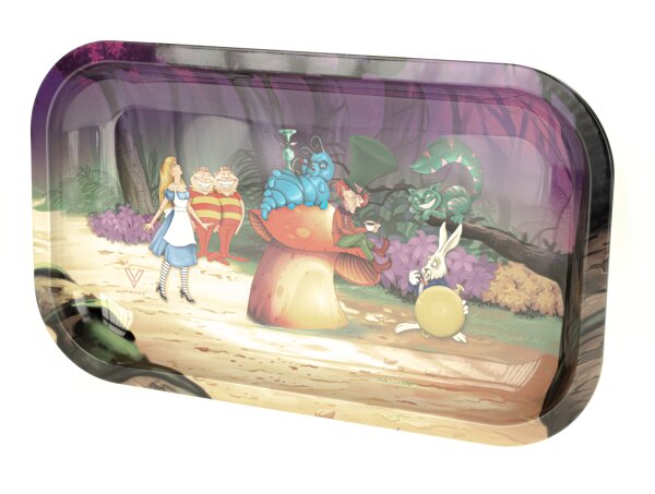 Rolling Tray "Alice In Grinder Forest" 27x 16 cm - Small