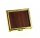 Nasen Set H 7 x 6 x 1,5 cm Eckig Gold mit Holz im Deckel