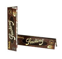 Smoking Brown - unbleached- King Size Slim - 33 Blättchen