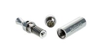Metallpfeife Budbomb Original - silber - L 10,2 cm