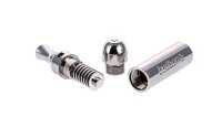 Metallpfeife Budbomb Original - silber - L 10,2 cm