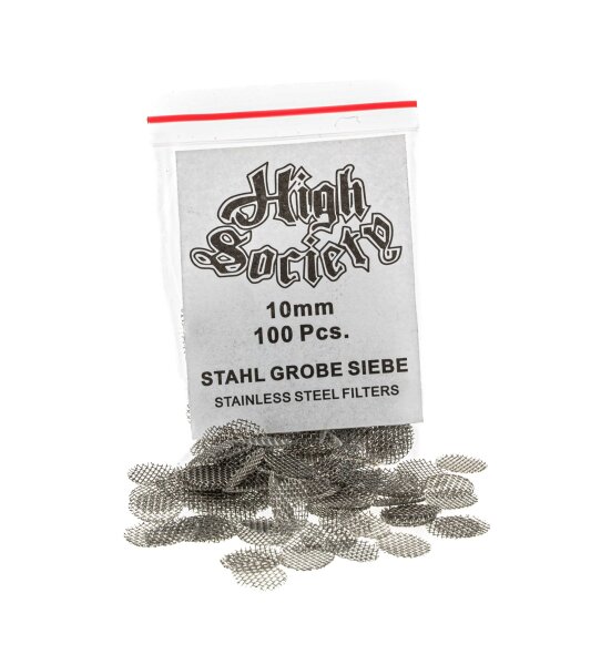 100 Siebe "High Society" rostfrei 10 mm grob