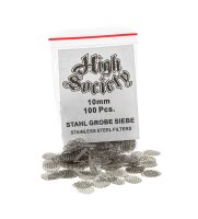 100 Siebe "High Society" rostfrei 10 mm grob