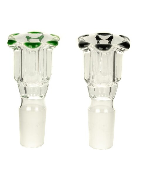 Plaisir Glaskopf 18,8er "Stern" Sechseckig/Mittel/diverse Farben