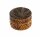 Holzgrinder aus Rosenholz mit Metallschneidezähnen Hanfblatt geschnitzt D 5 cm H 3,3 cm
