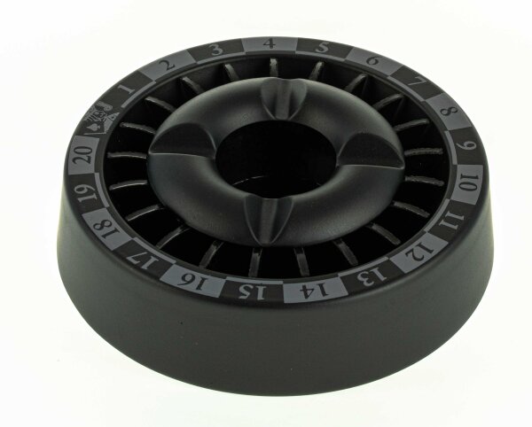 Aschenbecher "Roulette" Farbe: Schwarz - D 13,0 cm