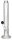 Boost Glasbong 18,8er - Cane/Zylinder - H 48 cm D 65 mm WS 5 mm