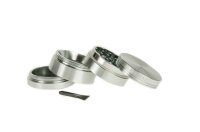 Black Leaf Pollinatorgrinder - 4tlg. D 40 mm H 35 mm - Grau