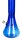 Acrylbong Blau "Erlenmeyerkolben" mit Eis H 32 cm D 4,0 cm