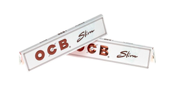OCB Weiß Long Slim (die Längeren) - King Size Slim - 32 Blättchen