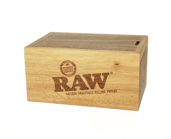 RAW Acacia Slide Box Holz Box