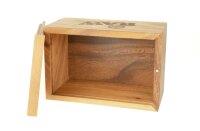 RAW Acacia Slide Box Holz Box