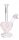 GHODT Glasbong 18,8er auf 14,5er - Herz Bong - H 21 cm - Pink