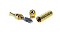 Metallpfeife Budbomb Original - gold - L 10,2 cm