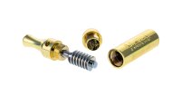 Metallpfeife Budbomb Original - gold - L 10,2 cm