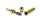 Metallpfeife Budbomb Original - gold - L 10,2 cm