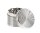 Metallgrinder "Ripped" Pollinator/Sieb H 37 mm D 45 mm - Silber
