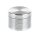 Metallgrinder "Ripped" Pollinator/Sieb H 37 mm D 45 mm - Silber
