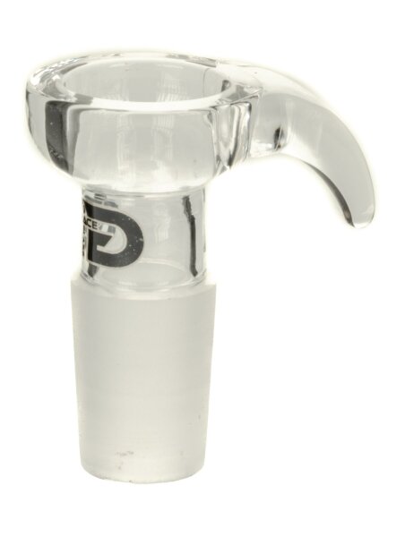 GraceGlas Glaskopf mit Griff - Klar NS 18.8