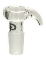GraceGlas Glaskopf mit Griff - Klar NS 18.8