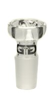 GraceGlas Glaskopf mit Griff - Klar NS 18.8