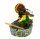 Rasta Aschenbecher "Rastaman mit Wanne" H 10,5 cm