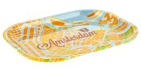 Rolling Tray "Amsterdam Map" 18x14 cm - Mini