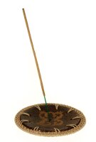 Räucherstäbchenhalter / Schale "Gecko" rund