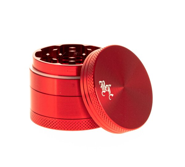 Black Leaf Pollinatorgrinder - 4tlg. D 40 mm H 35 mm - Rot