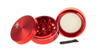 Black Leaf Pollinatorgrinder - 4tlg. D 40 mm H 35 mm - Rot