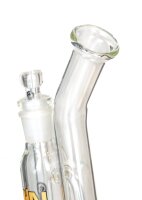 Heisenberg Glasbong 29,2er auf18,8er - Double Bubble Bong 3.0 - H 29 cm WS 5 mm 1x Dusch-Percolator