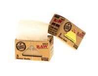RAW Classic Rolls - unbleached - Single Wide - 5 Meter (schmal)